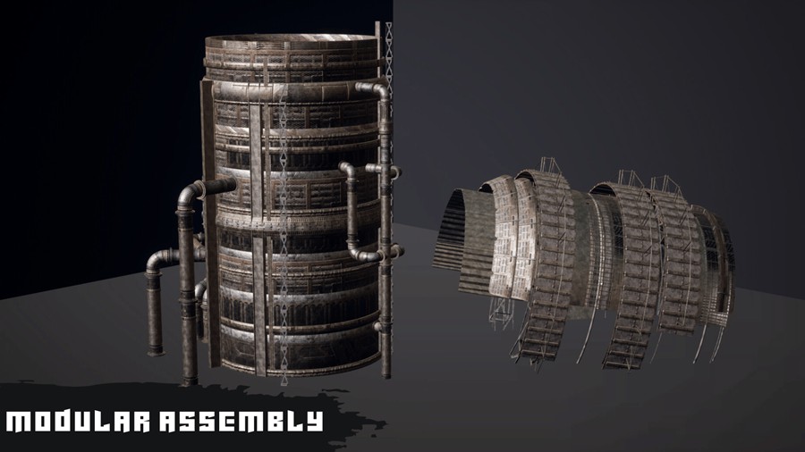 后世界末日科幻沙漠城市小镇避难所ue模型设计素材 Post Apocalyptic Town , 第15张-素材湾丨精选海外优质设计素材资源 后世界末日科幻沙漠城市小镇避难所ue模型设计素材 Post Apocalyptic Town , sucaiwan.com