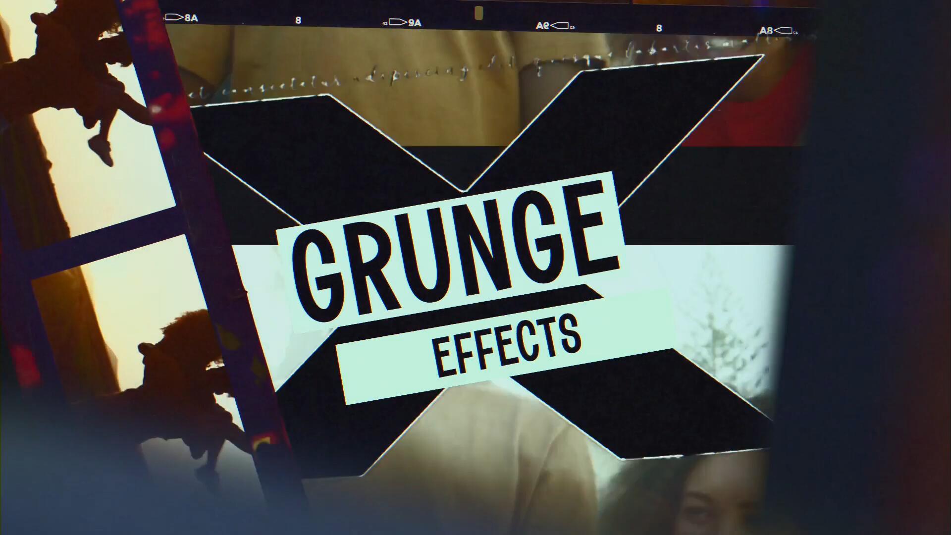 FCPX插件：嘻哈垃圾摇滚主题文字标题排版电影无缝转场 , sucaiwan.com