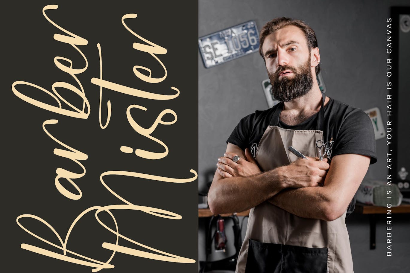 优雅品牌海报徽标设计手写英文字体安装包 Vintage Hosters Simple Handwritten Font 设计素材 sucaiwan.com