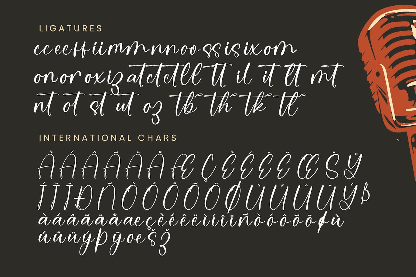 优雅品牌海报徽标设计手写英文字体安装包 Vintage Hosters Simple Handwritten Font 设计素材 sucaiwan.com