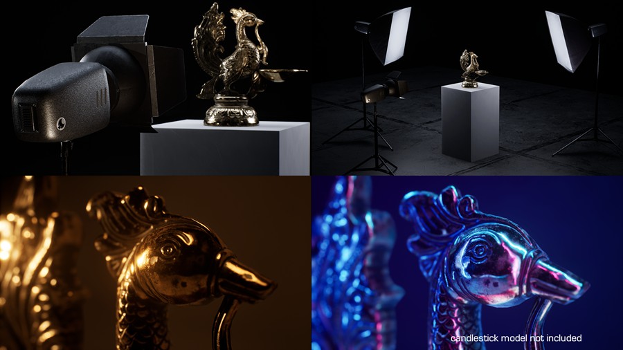 逼真3d模型投影环境背景照明灯光ue工具插件工程素材 RD – Lighting Kit 插件预设 第10张-素材湾丨精选海外优质设计素材资源 逼真3d模型投影环境背景照明灯光ue工具插件工程素材 RD – Lighting Kit 插件预设 sucaiwan.com