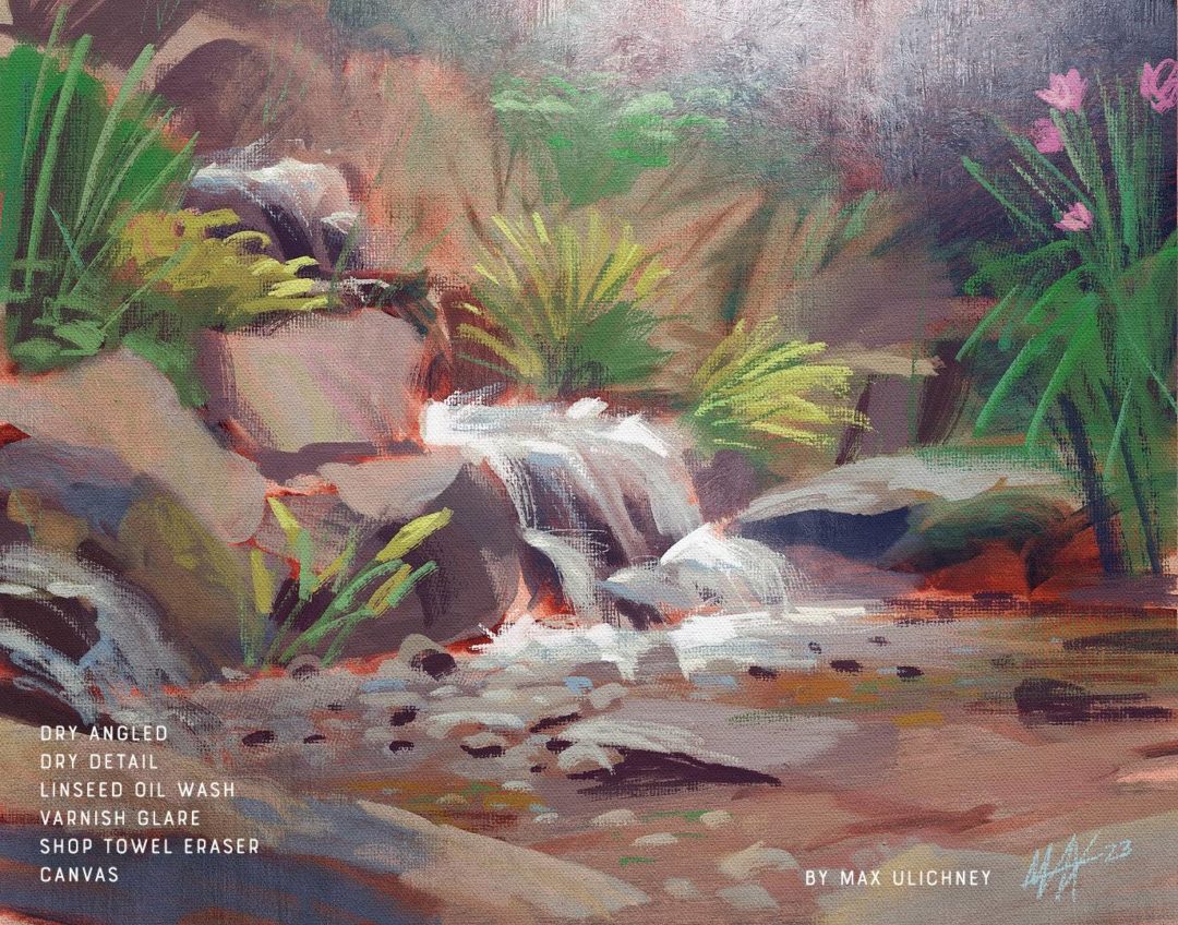 94款超级丙烯酸油画数字艺术绘画效果procreate笔刷画笔设计素材 The Oil MaxPack – Brushes for Procreate 笔刷资源 sucaiwan.com