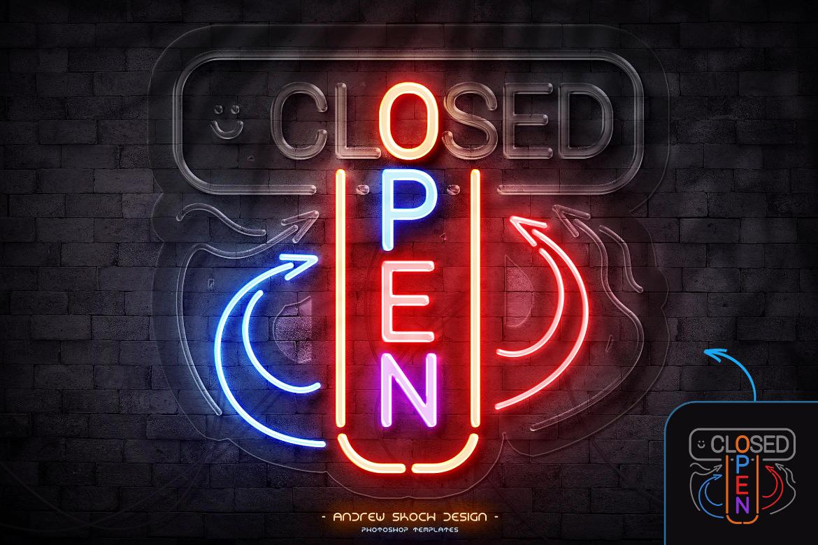 潮流霓虹灯效果标题文字字体招牌设计ps特效样机模板素材 Neon On Off Switch Light – Photoshop Template 插件预设 第2张-素材湾丨精选海外优质设计素材资源 潮流霓虹灯效果标题文字字体招牌设计ps特效样机模板素材 Neon On Off Switch Light – Photoshop Template 插件预设 sucaiwan.com