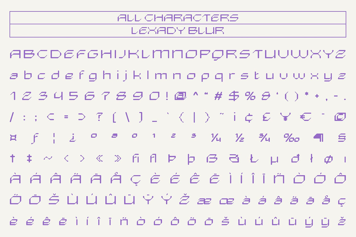 现代时尚海报网站徽标设计装饰英文字体安装包 Lexady Blur 设计素材 第8张-素材湾丨精选海外优质设计素材资源 现代时尚海报网站徽标设计装饰英文字体安装包 Lexady Blur 设计素材 sucaiwan.com