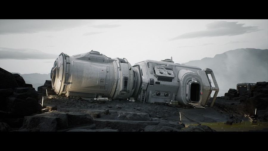 未来科幻赛博朋克风星球基地房屋飞船ue模型3d设计素材 Modular Sci-Fi Indoor Outdoor Environment Pack – Rocky Swampy Planet 样机素材 第4张-素材湾丨精选海外优质设计素材资源 未来科幻赛博朋克风星球基地房屋飞船ue模型3d设计素材 Modular Sci-Fi Indoor Outdoor Environment Pack – Rocky Swampy Planet 样机素材 sucaiwan.com