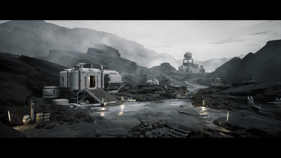 未来科幻赛博朋克风星球基地房屋飞船ue模型3d设计素材 Modular Sci-Fi Indoor Outdoor Environment Pack – Rocky Swampy Planet 样机素材 第3张-素材湾丨精选海外优质设计素材资源 未来科幻赛博朋克风星球基地房屋飞船ue模型3d设计素材 Modular Sci-Fi Indoor Outdoor Environment Pack – Rocky Swampy Planet 样机素材 sucaiwan.com