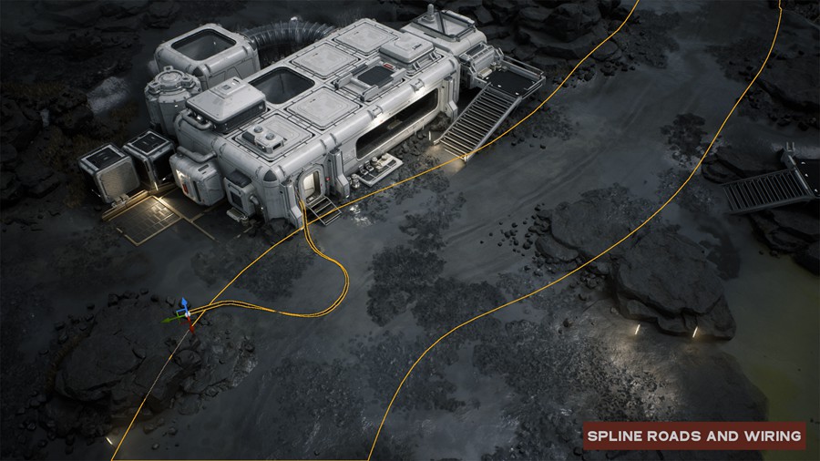 未来科幻赛博朋克风星球基地房屋飞船ue模型3d设计素材 Modular Sci-Fi Indoor Outdoor Environment Pack – Rocky Swampy Planet 样机素材 第8张-素材湾丨精选海外优质设计素材资源 未来科幻赛博朋克风星球基地房屋飞船ue模型3d设计素材 Modular Sci-Fi Indoor Outdoor Environment Pack – Rocky Swampy Planet 样机素材 sucaiwan.com