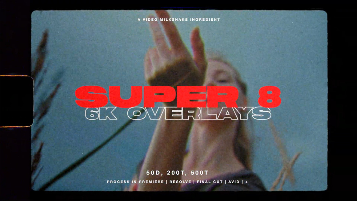 Video Milkshake 复古电影风格SUPER 8胶片扫描遮罩泄露颗粒背景视频素材 SUPER 8 FILM GRAIN PACK 影视音频 第6张-素材湾丨精选海外优质设计素材资源 Video Milkshake 复古电影风格SUPER 8胶片扫描遮罩泄露颗粒背景视频素材 SUPER 8 FILM GRAIN PACK 影视音频 sucaiwan.com