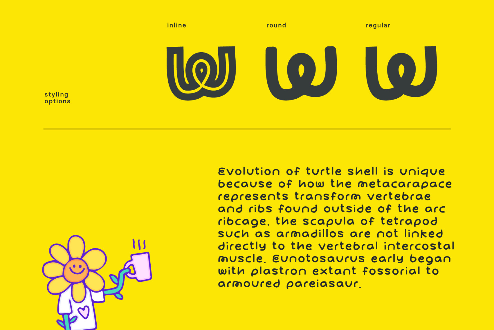 英文字体：趣味卡通品牌海报Logo标题包装设计手写涂鸦字体 Roy Make , sucaiwan.com