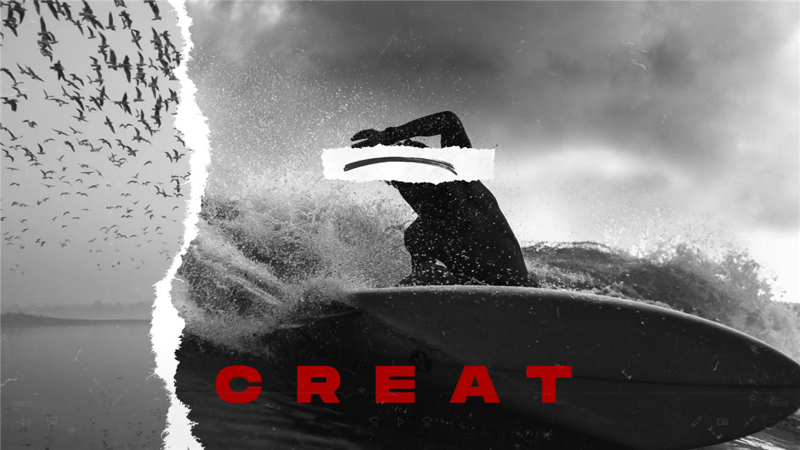 PR模板:新潮撕纸运动踩踏故障快闪预告短片模板 Short Intro | Premiere Pro 影视音频 第3张-素材湾丨精选海外优质设计素材资源 PR模板:新潮撕纸运动踩踏故障快闪预告短片模板 Short Intro | Premiere Pro 影视音频 sucaiwan.com