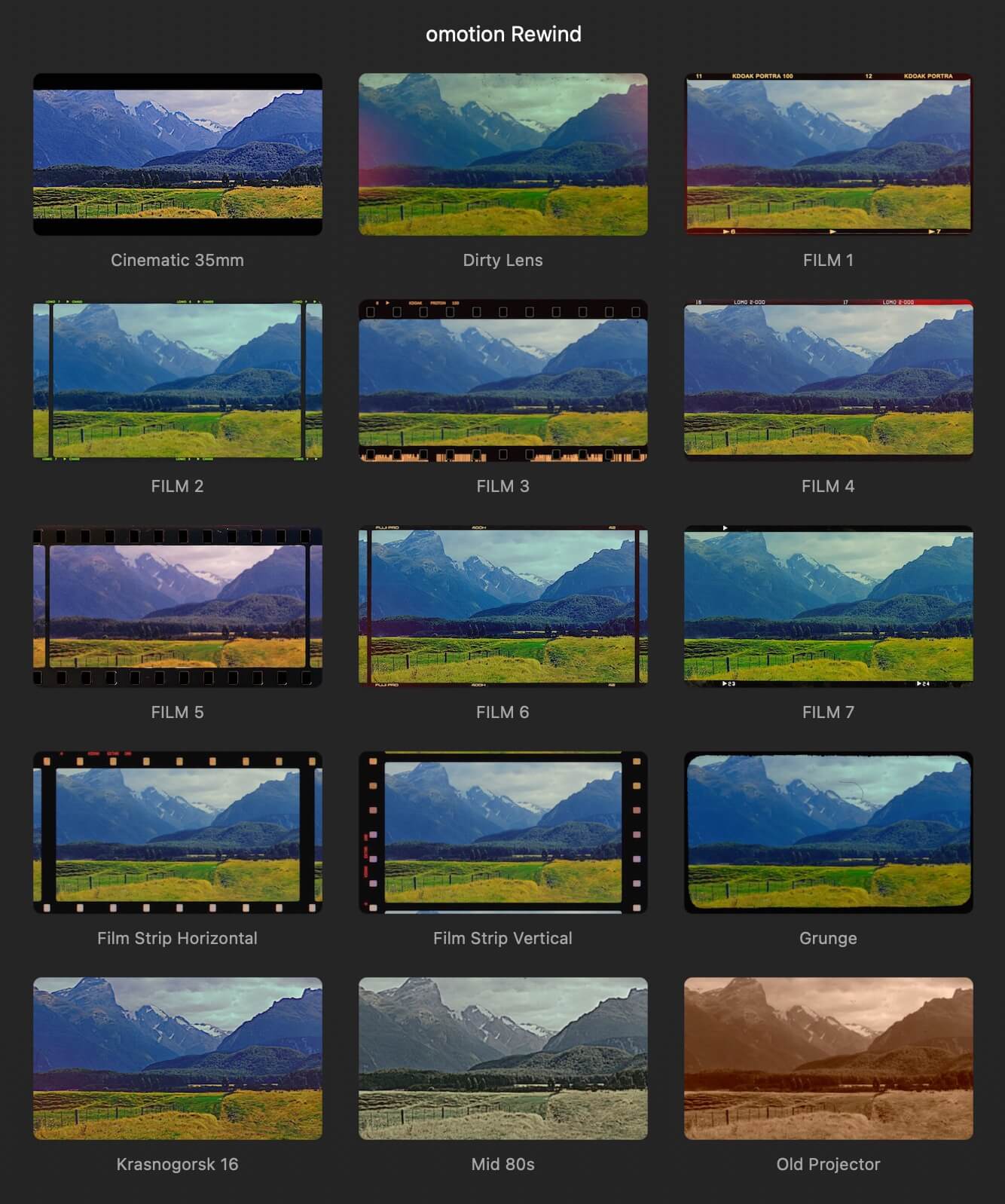 FCPX插件:30个复古怀旧电影胶片VHS录像带边框划痕super8/16mm取景器电影帧光效噪点覆盖视频效果 omotion – Rewind . 第14张-素材湾丨精选海外优质设计素材资源 FCPX插件:30个复古怀旧电影胶片VHS录像带边框划痕super8/16mm取景器电影帧光效噪点覆盖视频效果 omotion – Rewind . sucaiwan.com
