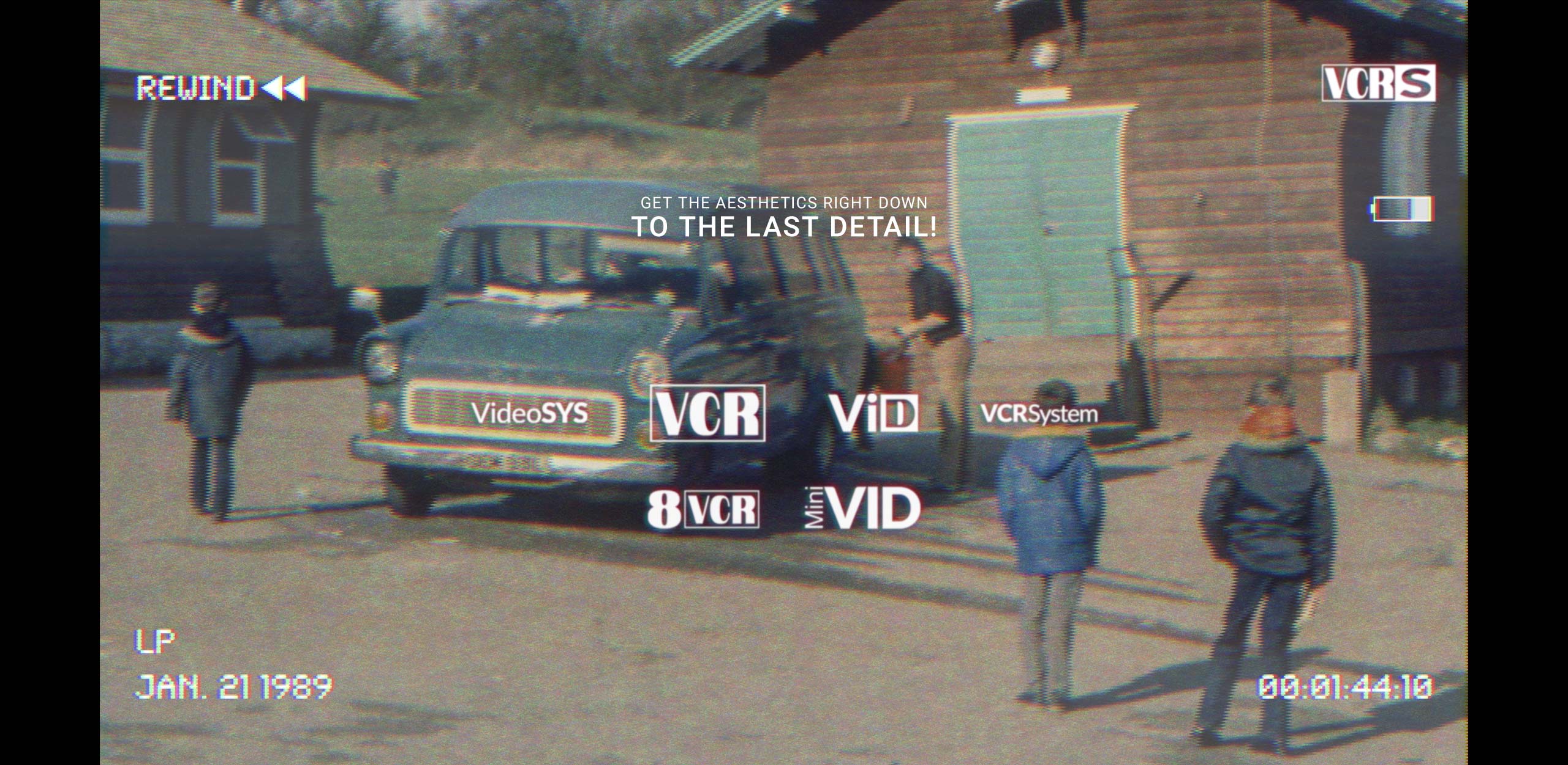 FCPX插件:30种复古怀旧老录像电影氛围画面扭曲粗糙噪点VCR机器损坏失真纹理效果 MotionVFX mVCR . 第4张-素材湾丨精选海外优质设计素材资源 FCPX插件:30种复古怀旧老录像电影氛围画面扭曲粗糙噪点VCR机器损坏失真纹理效果 MotionVFX mVCR . sucaiwan.com