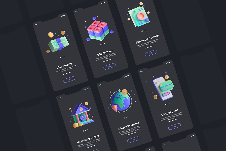 30款高级加密虚拟数字货币金融3d插图图标icons设计png/c4d/psd/fig格式素材 30 3D Icons Illustration Digital Currency 图标素材 sucaiwan.com