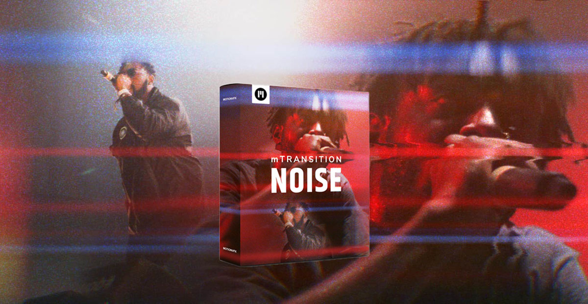 FCPX插件：69个嘻哈电影划痕噪点扭曲变形拉伸漏光刮擦手绘线条灯光闪烁转场过渡 MotionVFX mTransition NOISE . sucaiwan.com