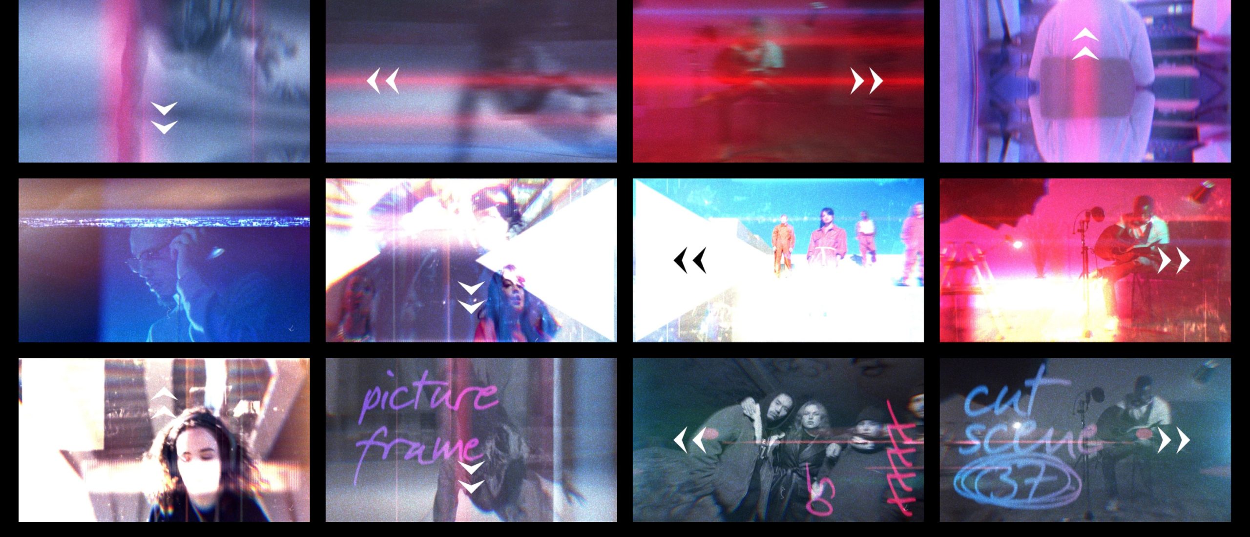 FCPX插件：69个嘻哈电影划痕噪点扭曲变形拉伸漏光刮擦手绘线条灯光闪烁转场过渡 MotionVFX mTransition NOISE . sucaiwan.com