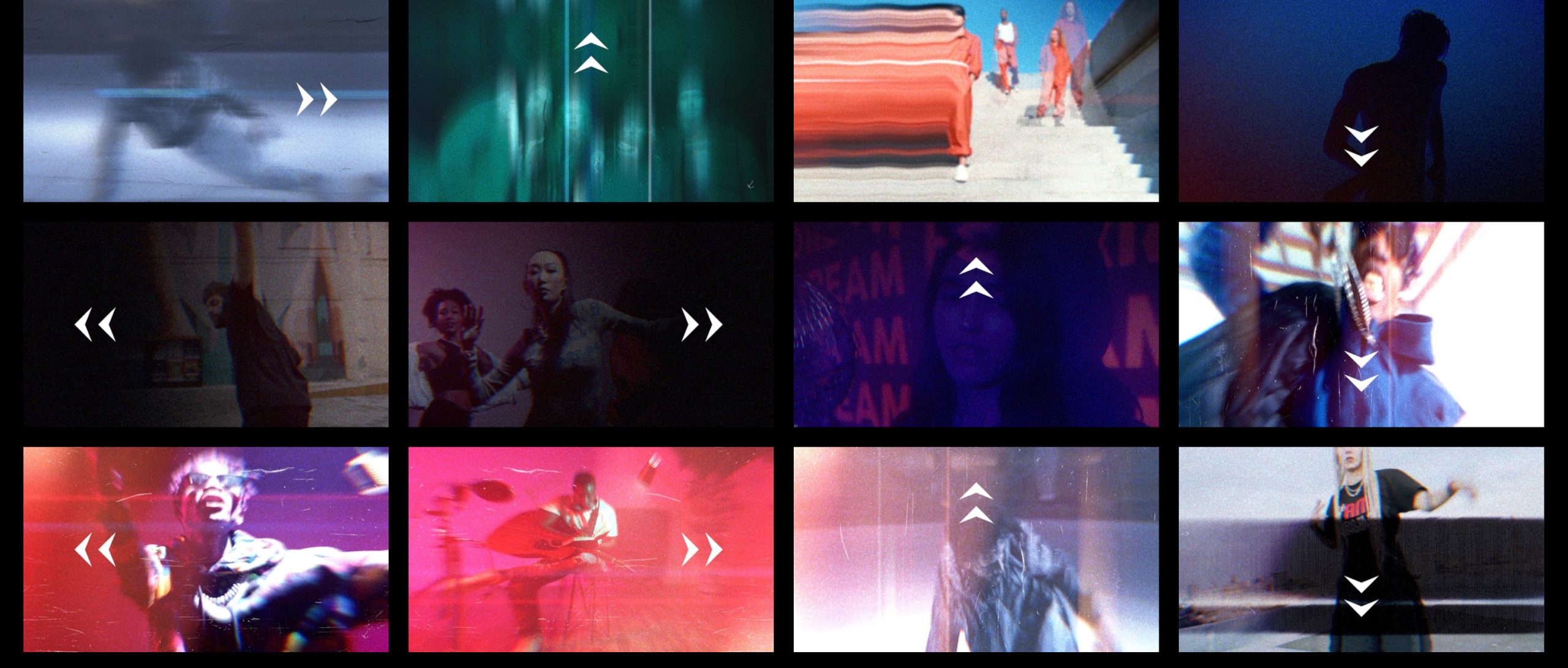 FCPX插件：69个嘻哈电影划痕噪点扭曲变形拉伸漏光刮擦手绘线条灯光闪烁转场过渡 MotionVFX mTransition NOISE . sucaiwan.com