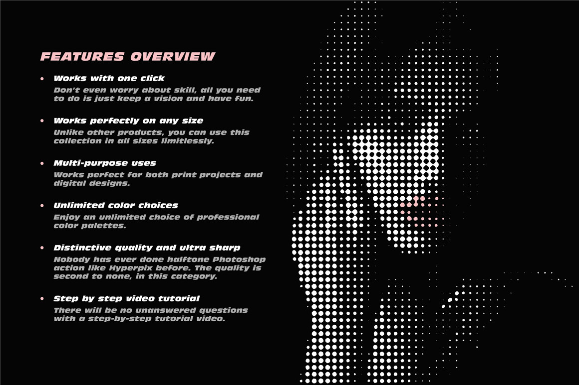 潮流复古黑白半调扭曲像素波点条纹矩阵特效PS动作预设 Halftone Machine Action 插件预设 第8张-素材湾丨精选海外优质设计素材资源 潮流复古黑白半调扭曲像素波点条纹矩阵特效PS动作预设 Halftone Machine Action 插件预设 sucaiwan.com