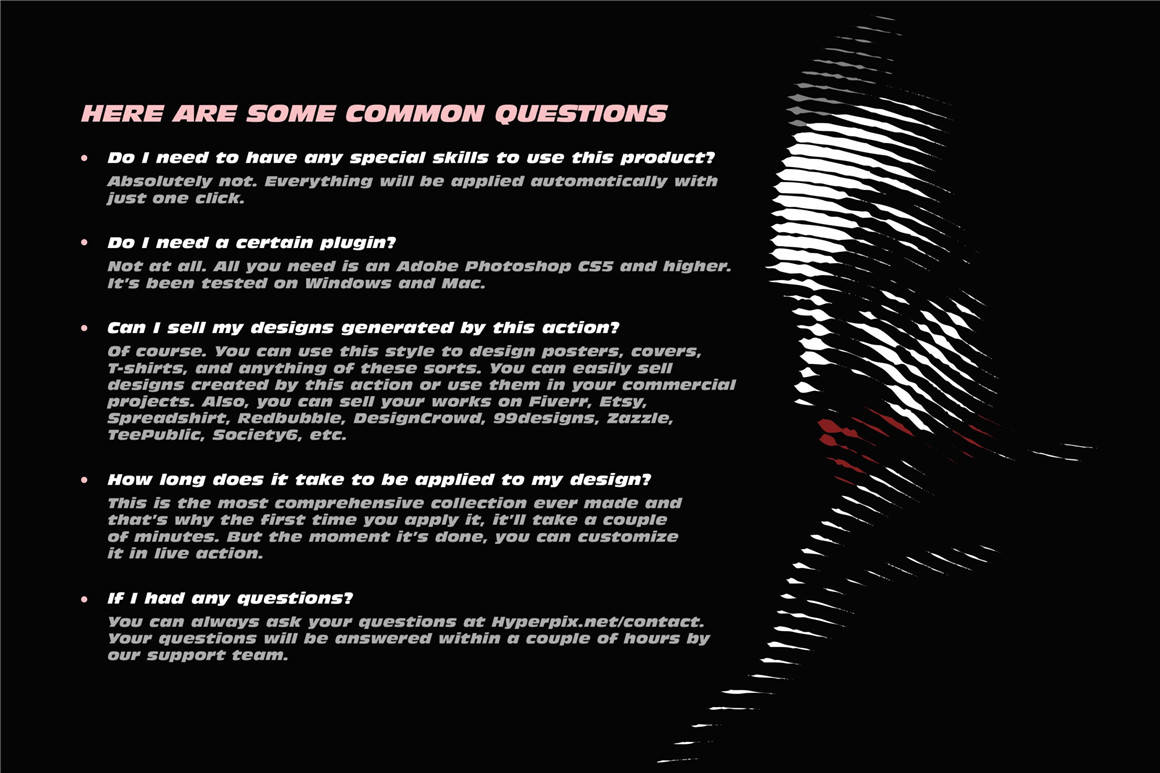 潮流复古黑白半调扭曲像素波点条纹矩阵特效PS动作预设 Halftone Machine Action 插件预设 第12张-素材湾丨精选海外优质设计素材资源 潮流复古黑白半调扭曲像素波点条纹矩阵特效PS动作预设 Halftone Machine Action 插件预设 sucaiwan.com