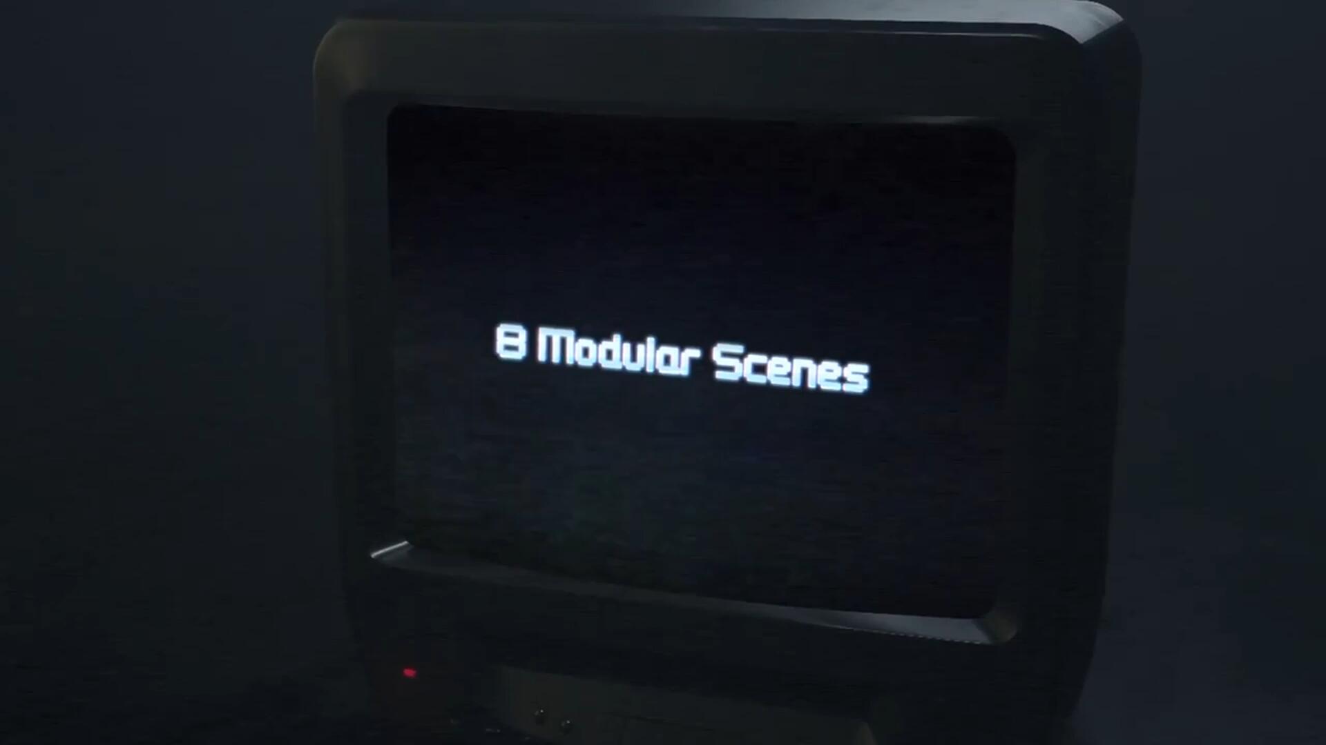 FCPX插件：复古老式旧电视CRT电影3D效果采访纪录片科普/历史节目LOGO展示开场 , sucaiwan.com