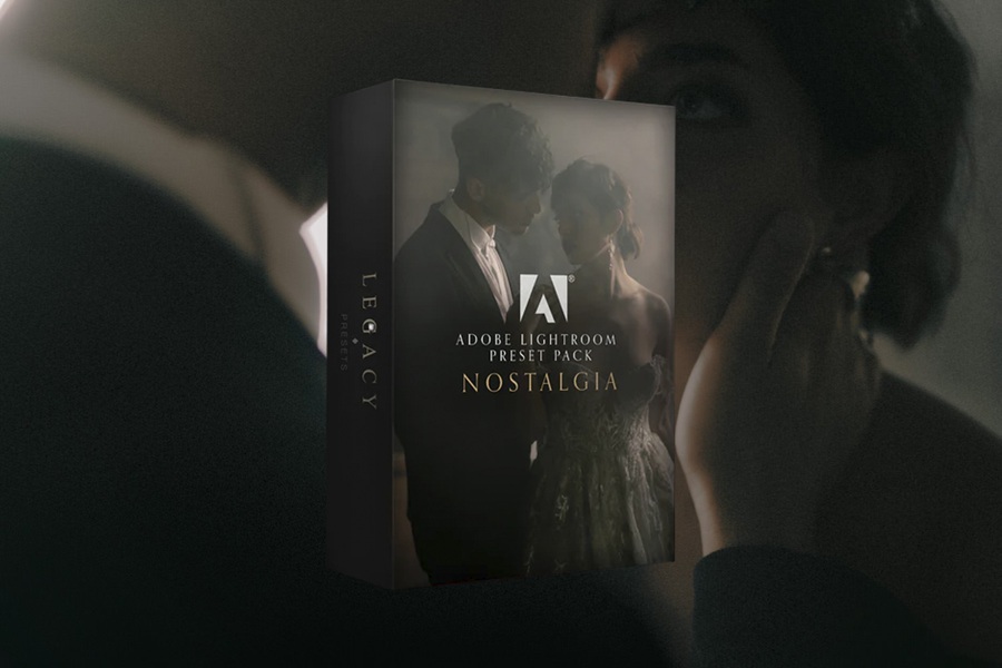 复古朦胧暖色调电影质感胶片颗粒效果模拟婚礼照片调色Lightroom预设包 Legacy Presets – Nostalgia 插件预设 第1张-素材湾丨精选海外优质设计素材资源 复古朦胧暖色调电影质感胶片颗粒效果模拟婚礼照片调色Lightroom预设包 Legacy Presets – Nostalgia 插件预设 sucaiwan.com