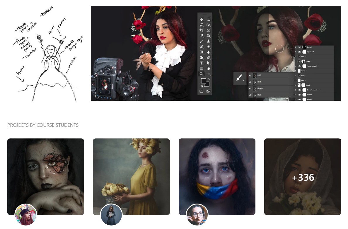 大师课程 概念艺术摄影拍摄照片修图调色视频教程 Domestika – Conceptual Self-Portrait Photography 设计教程 第3张-素材湾丨精选海外优质设计素材资源 大师课程 概念艺术摄影拍摄照片修图调色视频教程 Domestika – Conceptual Self-Portrait Photography 设计教程 sucaiwan.com