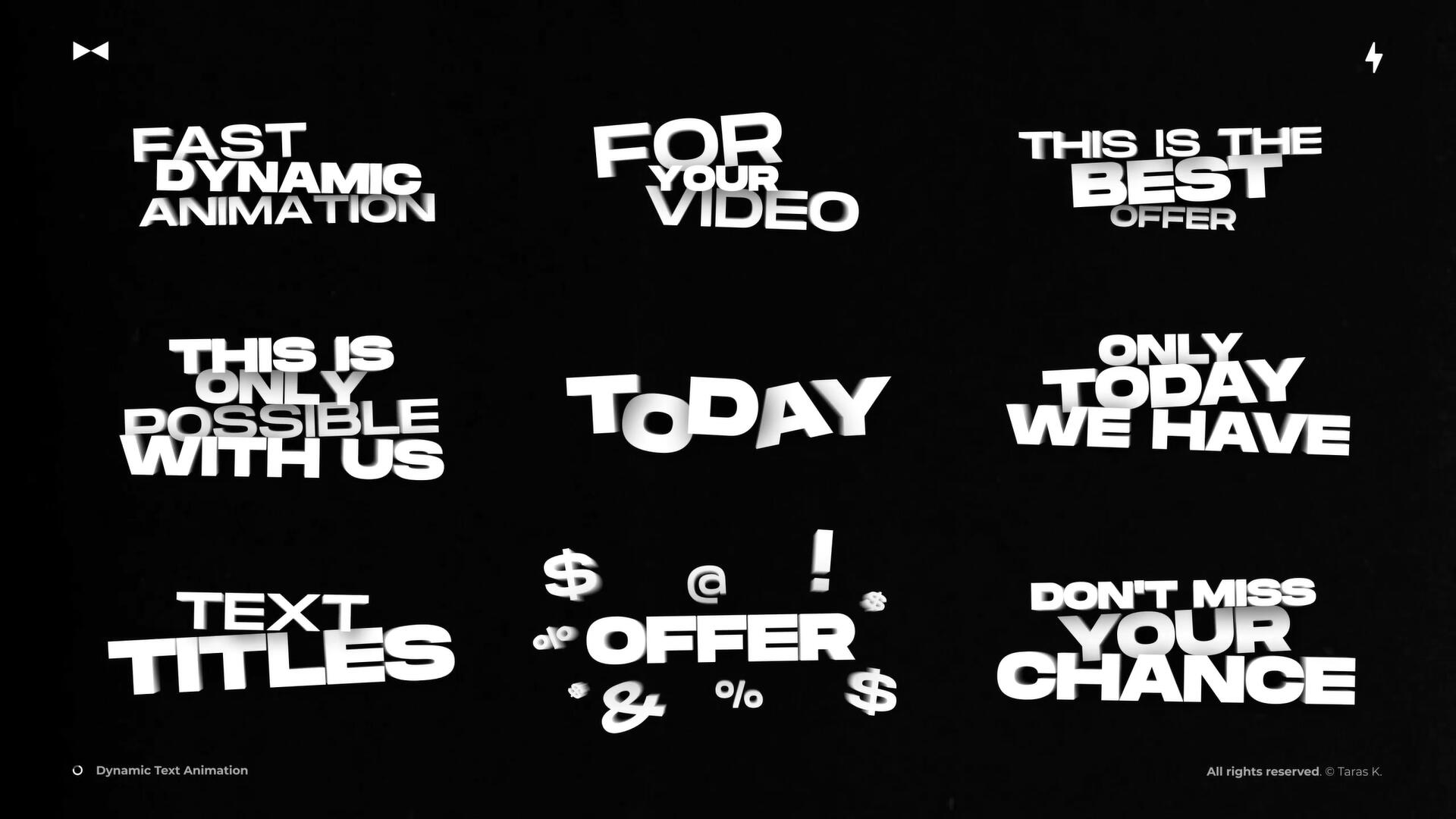 AE/PR/达芬奇模板:黑白极简主义动力学粗体弹跳错版文本标题排版 , 第1张-素材湾丨精选海外优质设计素材资源 AE/PR/达芬奇模板:黑白极简主义动力学粗体弹跳错版文本标题排版 , sucaiwan.com