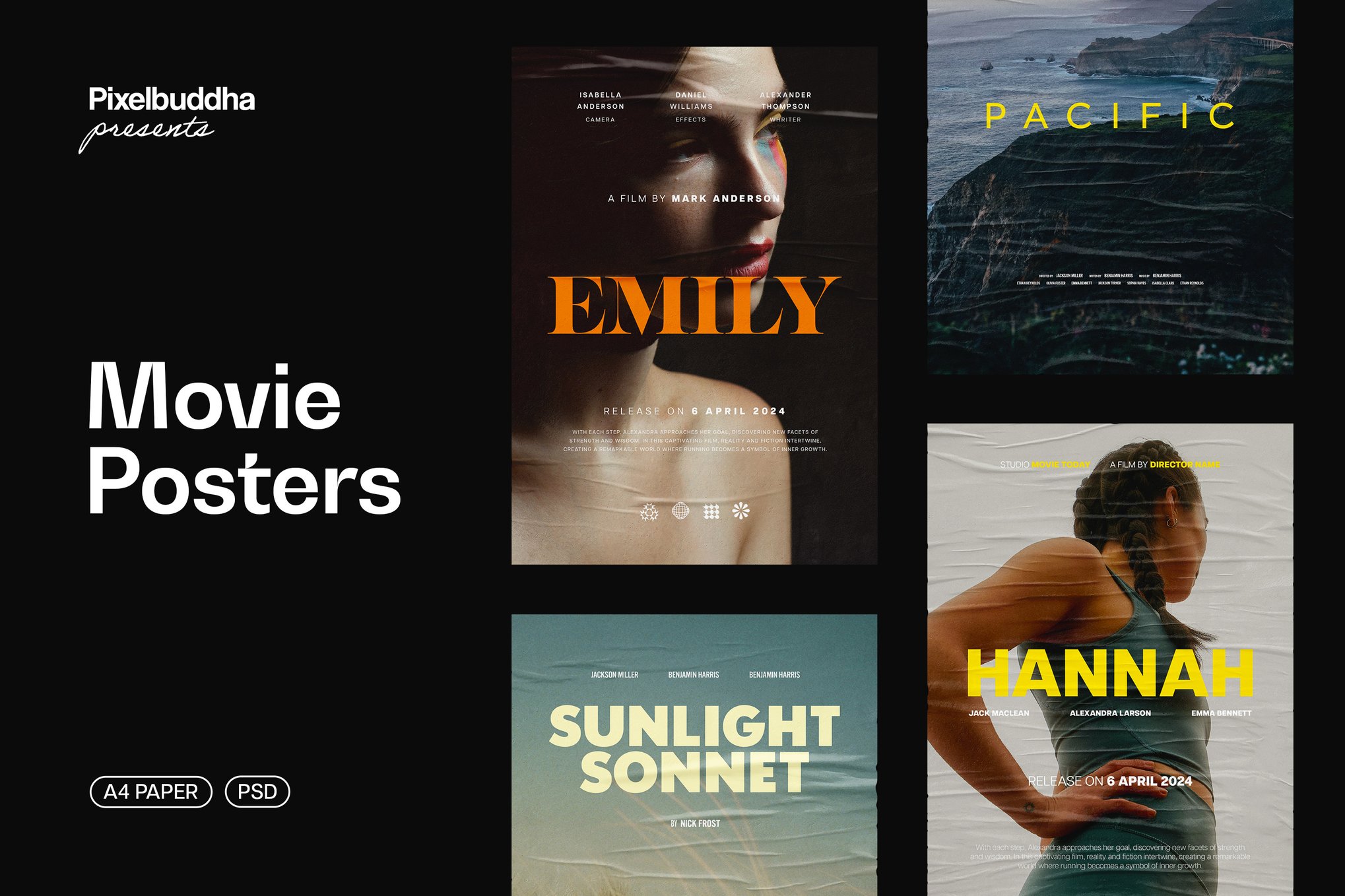 经典现代极简电影大片纪录片海报封面排版设计PSD分层源文件模板套装 Movie Poster Templates , 第6张-素材湾丨精选海外优质设计素材资源 经典现代极简电影大片纪录片海报封面排版设计PSD分层源文件模板套装 Movie Poster Templates , sucaiwan.com