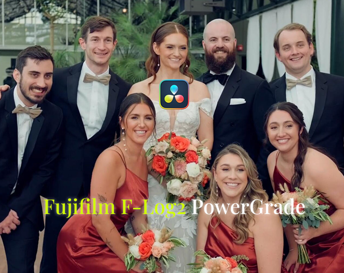 富士F-Log2胶片感色调婚礼人像摄影达芬奇调色节点 Fujifilm F-Log2 PowerGrade , sucaiwan.com