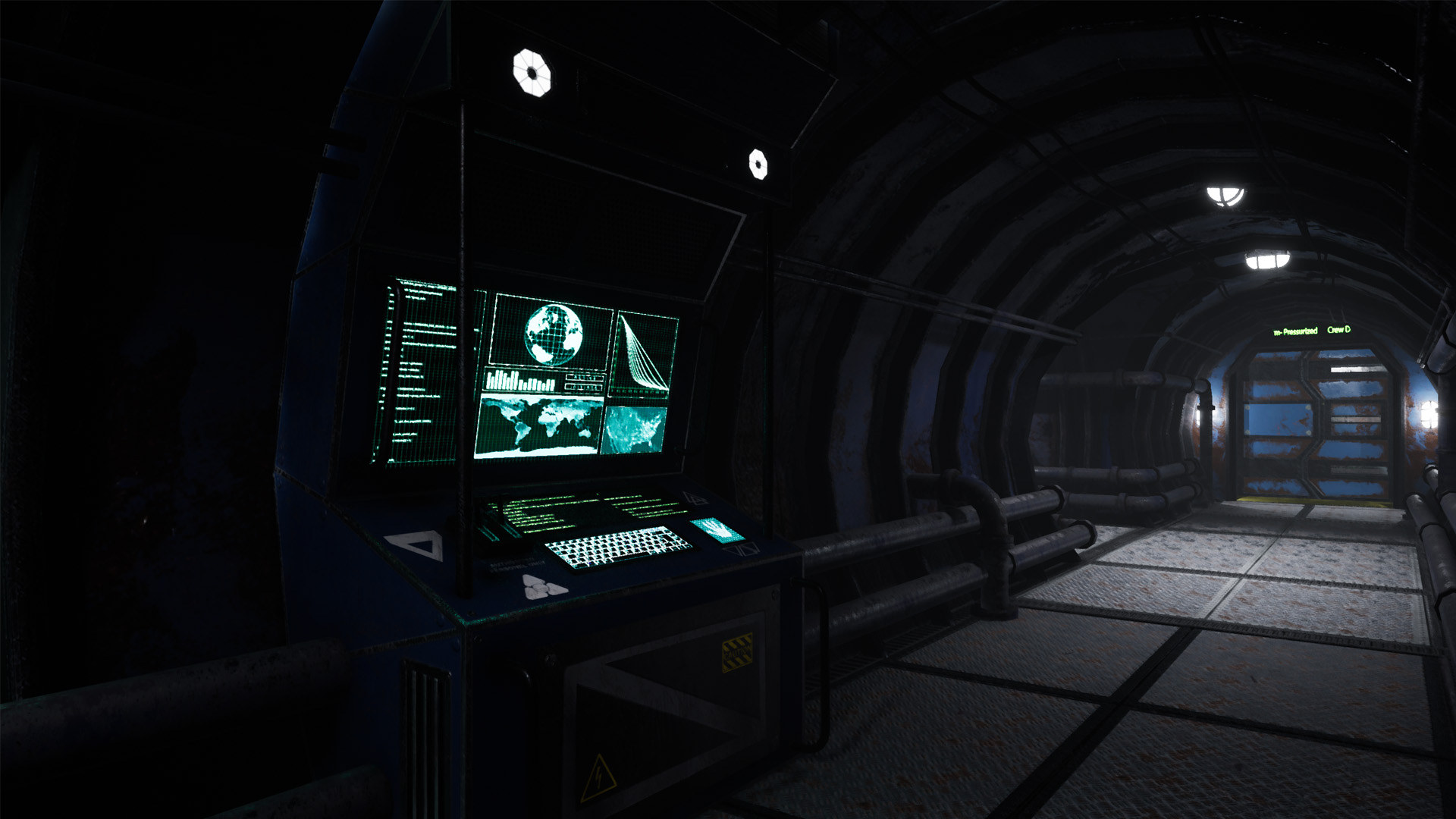 UE模型 未来科幻水下海洋站基地避难所3d模型设计素材 Unreal Engine – Underwater Sea Station 样机素材 sucaiwan.com