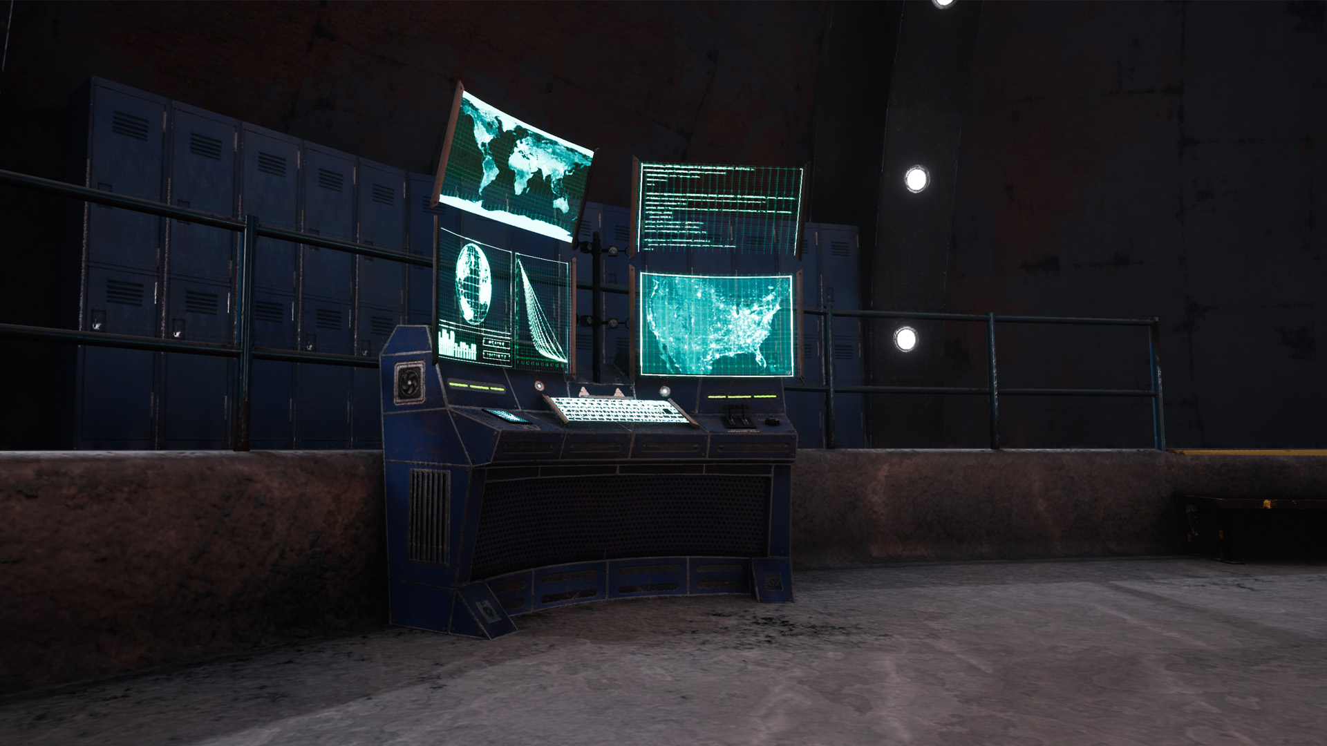 UE模型 未来科幻水下海洋站基地避难所3d模型设计素材 Unreal Engine – Underwater Sea Station 样机素材 sucaiwan.com