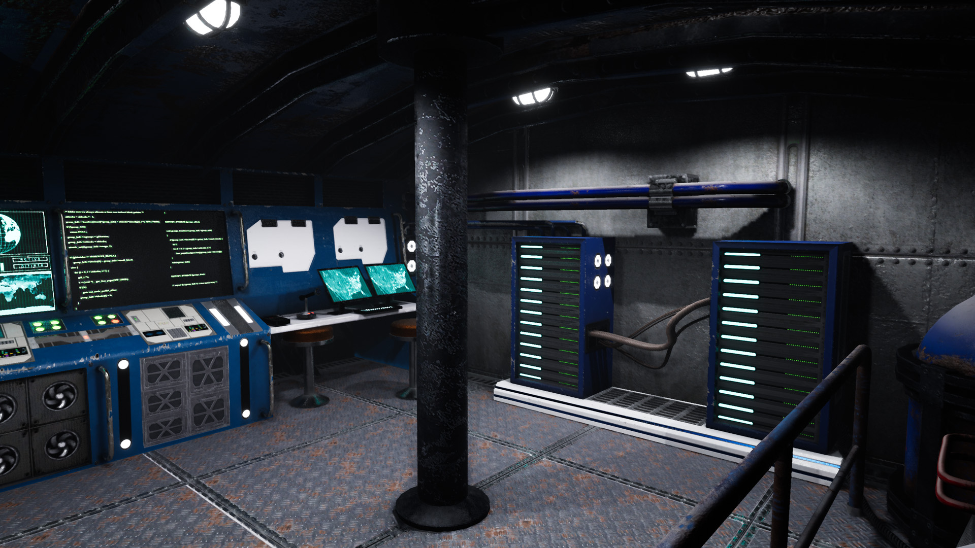 UE模型 未来科幻水下海洋站基地避难所3d模型设计素材 Unreal Engine – Underwater Sea Station 样机素材 sucaiwan.com
