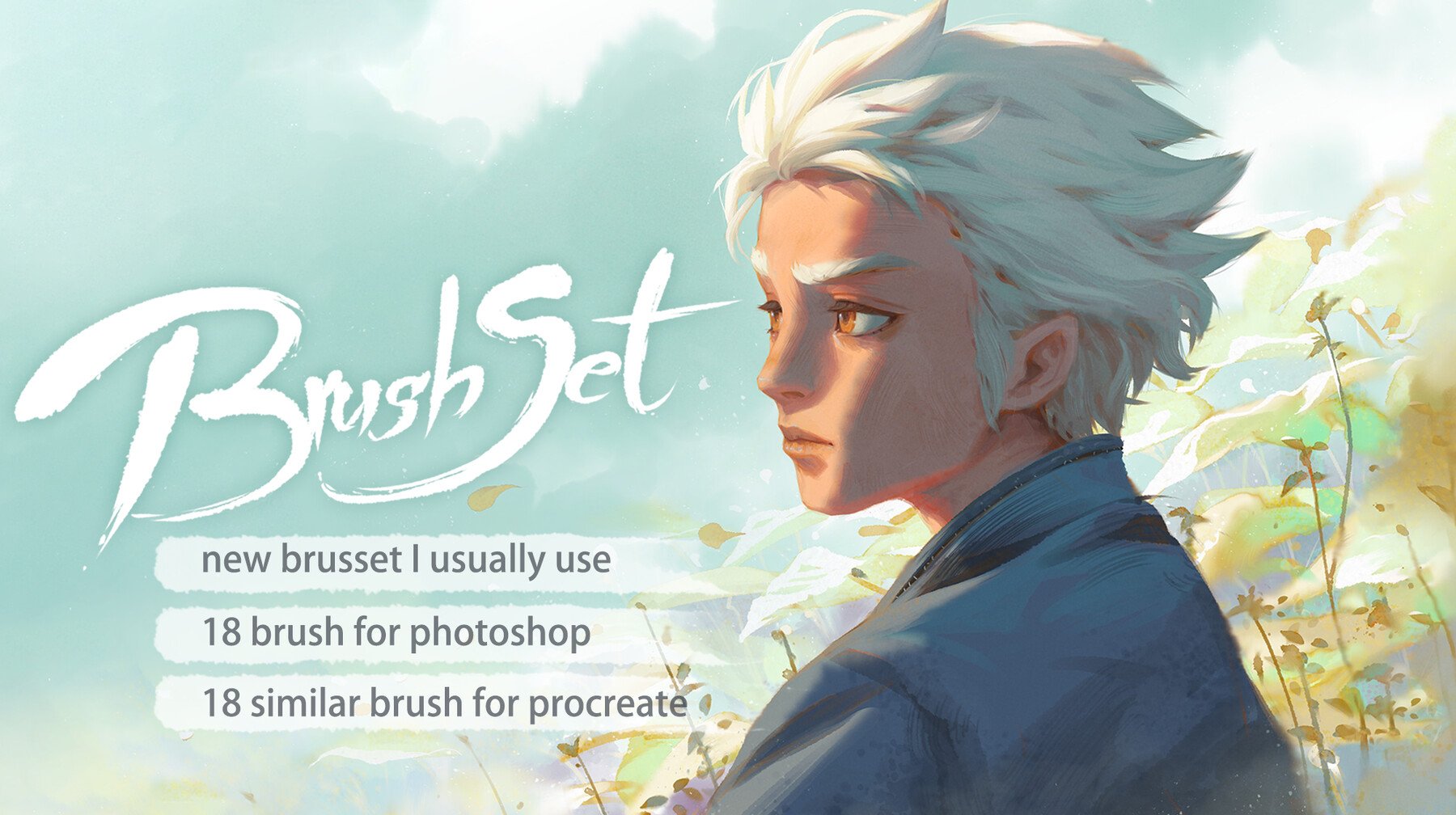 真实动漫漫画数字绘画水彩树叶云朵画笔Procreate & Photoshop笔刷素材 daole’s Brush Set 3 for Procreate & Photoshop 笔刷资源 第1张-素材湾丨精选海外优质设计素材资源 真实动漫漫画数字绘画水彩树叶云朵画笔Procreate & Photoshop笔刷素材 daole’s Brush Set 3 for Procreate & Photoshop 笔刷资源 sucaiwan.com