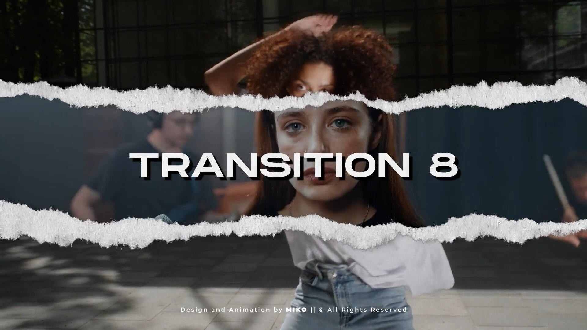 AE模板：新潮邋遢粗糙撕纸美学撕裂边缘定格快闪动画开场片头 , sucaiwan.com