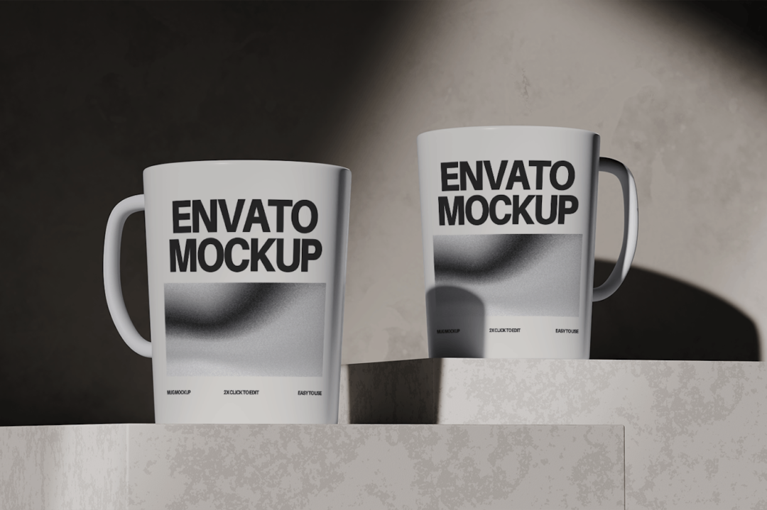 混凝土背景马克杯陶瓷水杯vi标志logo贴图ps展示样机模板 Mug Mockup | Concrete , 第2张-素材湾丨精选海外优质设计素材资源 混凝土背景马克杯陶瓷水杯vi标志logo贴图ps展示样机模板 Mug Mockup | Concrete , sucaiwan.com