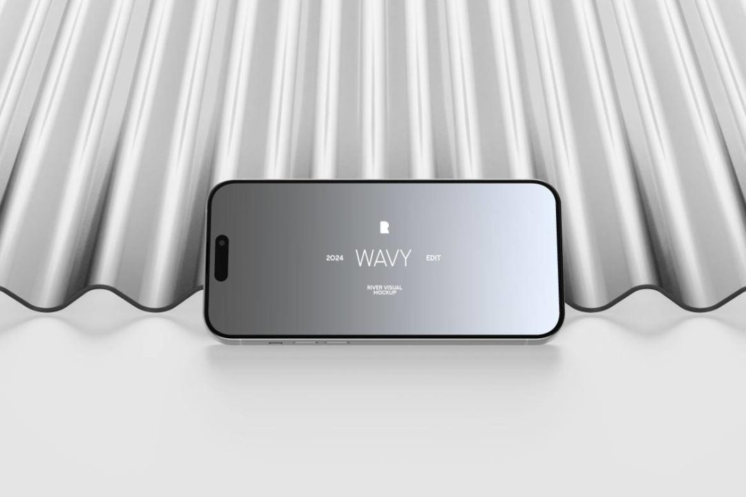 高级苹果iPhone 15 Pro屏幕演示效果图PS贴图样机模板设计素材 iPhone 15 Pro – Wavy Glass , 第3张-素材湾丨精选海外优质设计素材资源 高级苹果iPhone 15 Pro屏幕演示效果图PS贴图样机模板设计素材 iPhone 15 Pro – Wavy Glass , sucaiwan.com