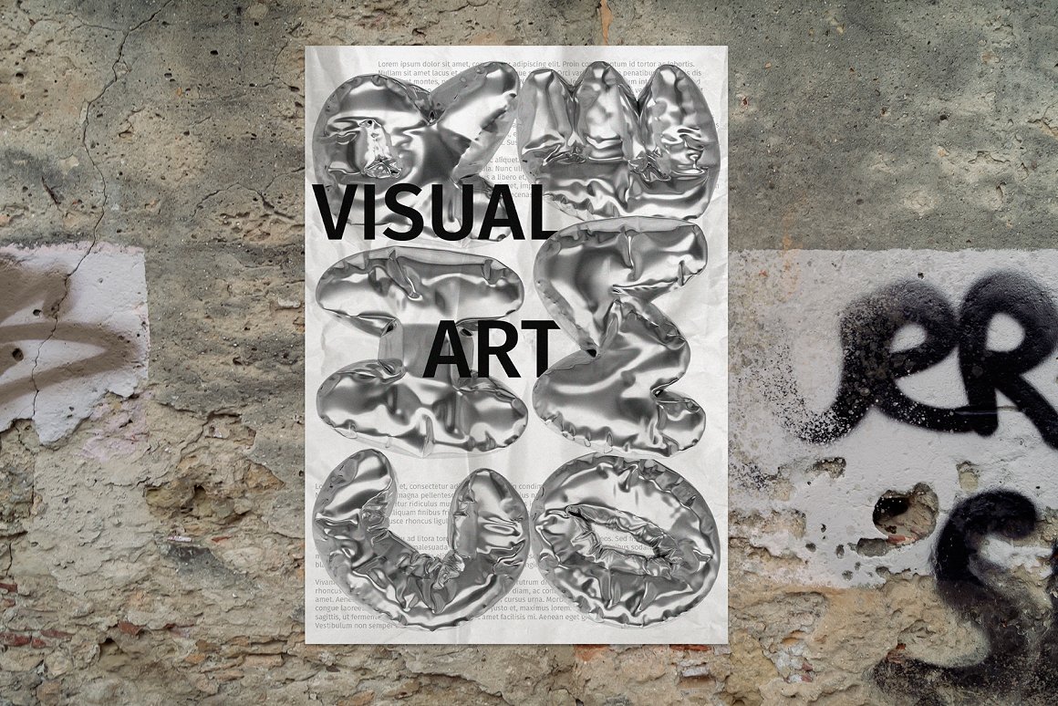 240+3D渲染Y2K气球膨胀真实质感金属镀铬英文字母PNG元素设计套装 3D Inflated Type – Letters Numbers 设计素材 第11张-素材湾丨精选海外优质设计素材资源 240+3D渲染Y2K气球膨胀真实质感金属镀铬英文字母PNG元素设计套装 3D Inflated Type – Letters Numbers 设计素材 sucaiwan.com