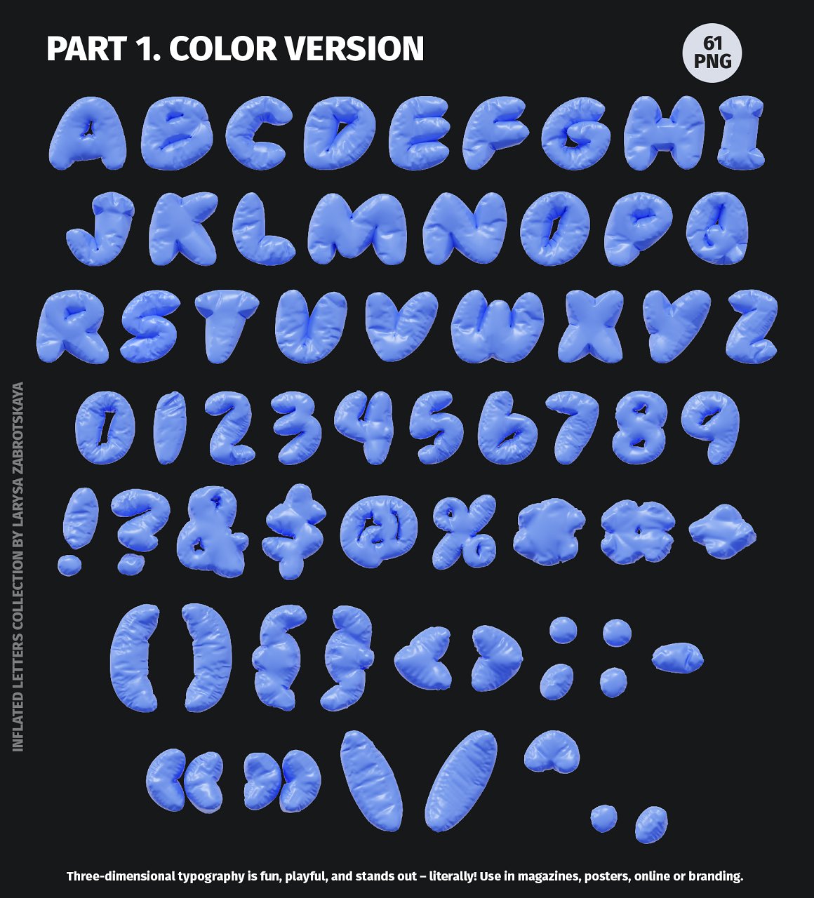 240+3D渲染Y2K气球膨胀真实质感金属镀铬英文字母PNG元素设计套装 3D Inflated Type – Letters Numbers 设计素材 第16张-素材湾丨精选海外优质设计素材资源 240+3D渲染Y2K气球膨胀真实质感金属镀铬英文字母PNG元素设计套装 3D Inflated Type – Letters Numbers 设计素材 sucaiwan.com