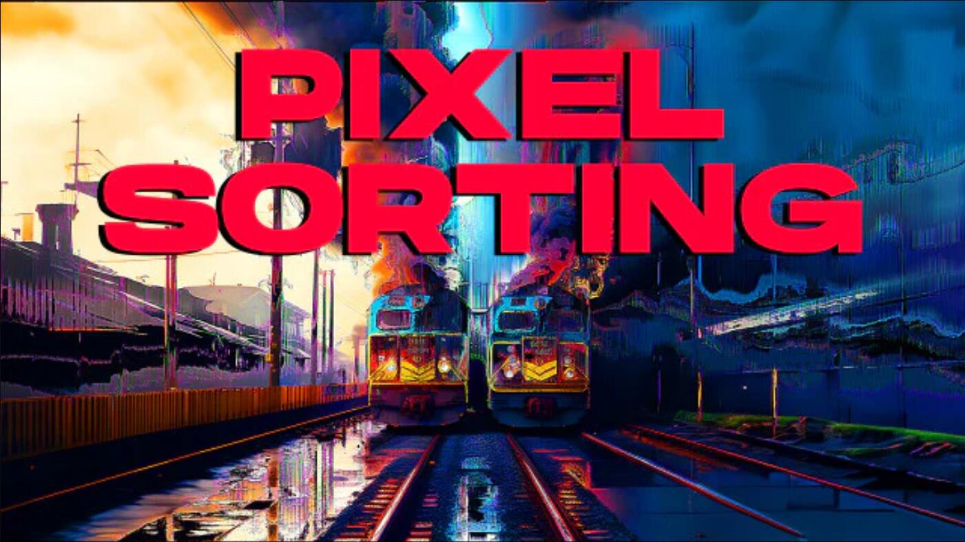 达芬奇预设：10个新潮数字像素排序毛刺失真变焦无缝转场 , sucaiwan.com