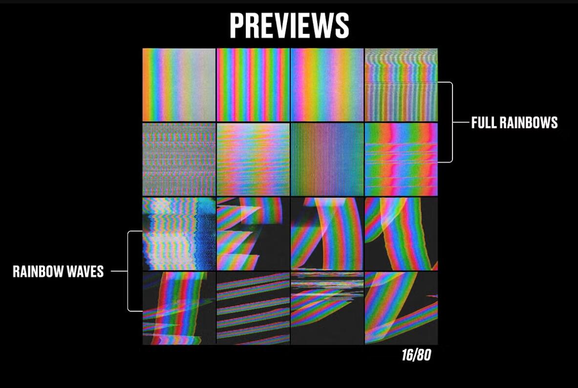 80款复古CRT80年代TV电视显示信号故障噪点纹理背景图片设计素材 80 TV Rainbows - RAINBOW WAVE , 第3张-素材湾丨精选海外优质设计素材资源 80款复古CRT80年代TV电视显示信号故障噪点纹理背景图片设计素材 80 TV Rainbows - RAINBOW WAVE , sucaiwan.com