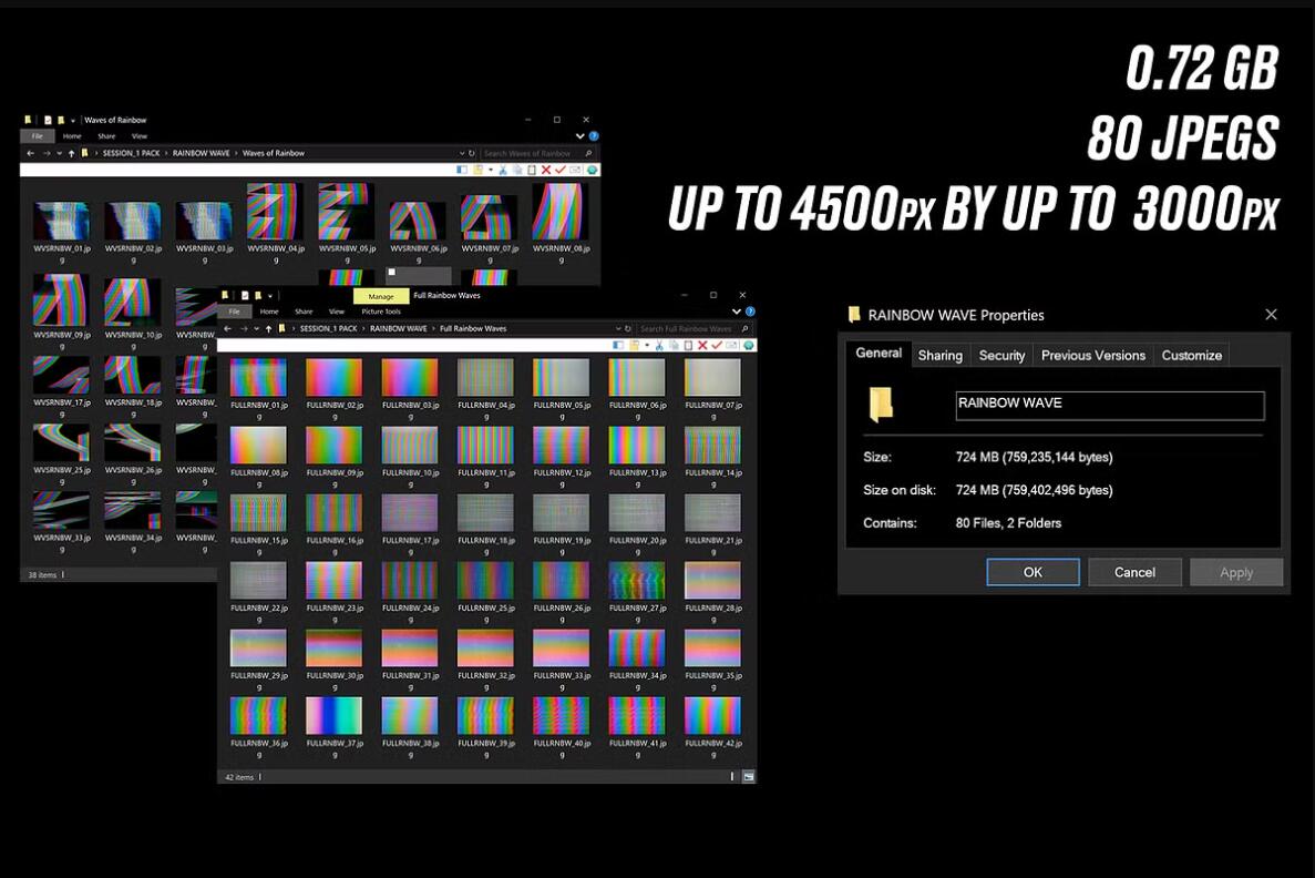80款复古CRT80年代TV电视显示信号故障噪点纹理背景图片设计素材 80 TV Rainbows - RAINBOW WAVE , 第4张-素材湾丨精选海外优质设计素材资源 80款复古CRT80年代TV电视显示信号故障噪点纹理背景图片设计素材 80 TV Rainbows - RAINBOW WAVE , sucaiwan.com