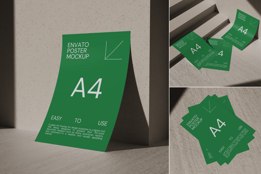 专业宣传单页海报设计展示效果图ps贴图样机模板素材 Poster Mockup | Biege 样机素材 第1张-素材湾丨精选海外优质设计素材资源 专业宣传单页海报设计展示效果图ps贴图样机模板素材 Poster Mockup | Biege 样机素材 sucaiwan.com