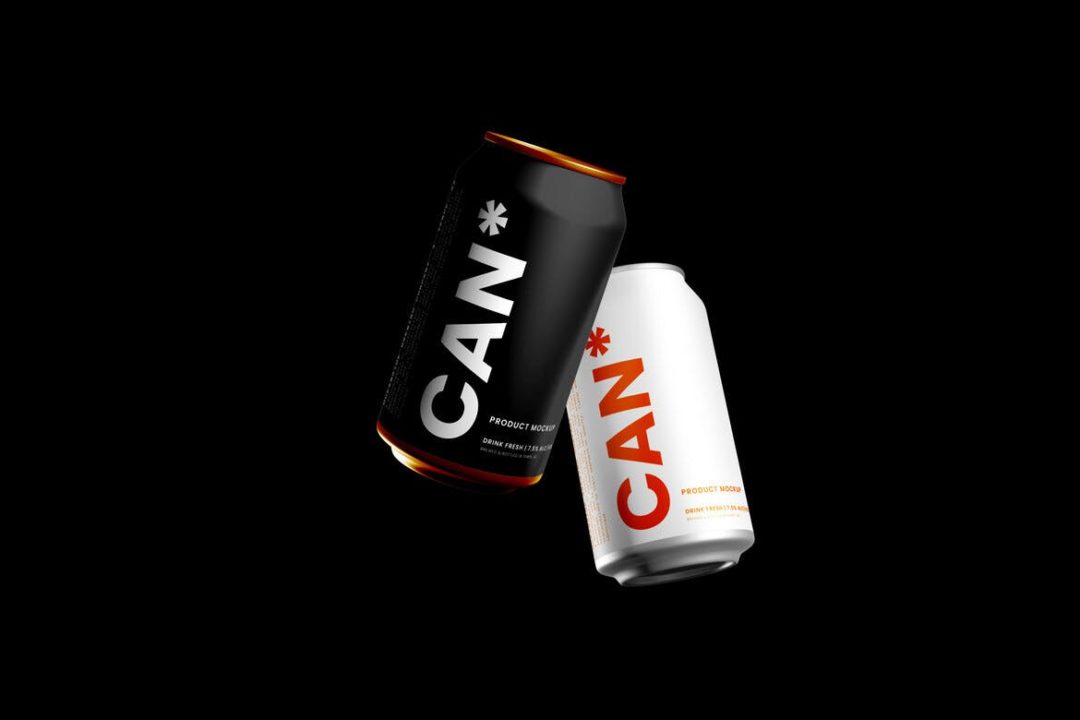 黑化风悬浮苏打水汽水啤酒听装易拉罐包装罐设计ps展示贴图样机效果图模板 Floating Soda Can Mockup 样机素材 第3张-素材湾丨精选海外优质设计素材资源 黑化风悬浮苏打水汽水啤酒听装易拉罐包装罐设计ps展示贴图样机效果图模板 Floating Soda Can Mockup 样机素材 sucaiwan.com