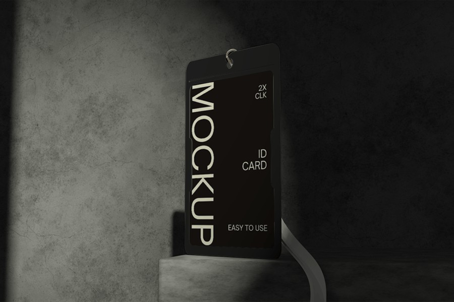 工业风混凝土背景工作证门牌门禁卡id卡挂绳设计展示效果图ps贴图样机 ID Card Mockup | Modern 样机素材 第3张-素材湾丨精选海外优质设计素材资源 工业风混凝土背景工作证门牌门禁卡id卡挂绳设计展示效果图ps贴图样机 ID Card Mockup | Modern 样机素材 sucaiwan.com