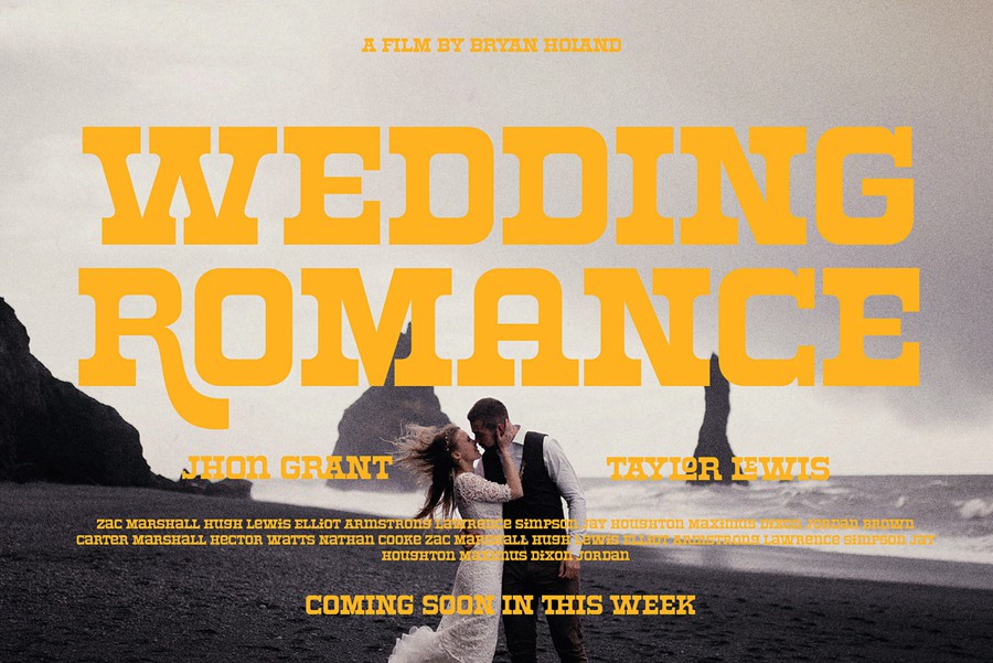 美式复古趣味杂志海报标题品牌logo设计几何风psai衬线英文字体安装包 Roger Display Western Font 设计素材 第8张-素材湾丨精选海外优质设计素材资源 美式复古趣味杂志海报标题品牌logo设计几何风psai衬线英文字体安装包 Roger Display Western Font 设计素材 sucaiwan.com