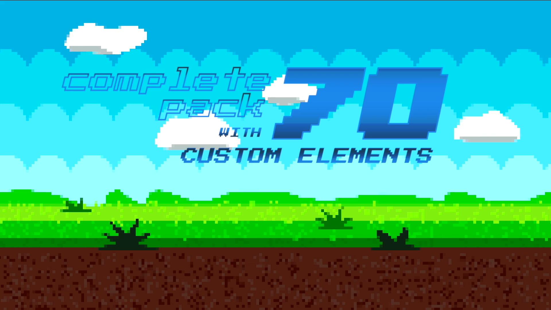 FCPX插件:70组8比特游戏像素化老式图形元素标题转场分屏效果 8bit Collection , 第2张-素材湾丨精选海外优质设计素材资源 FCPX插件:70组8比特游戏像素化老式图形元素标题转场分屏效果 8bit Collection , sucaiwan.com