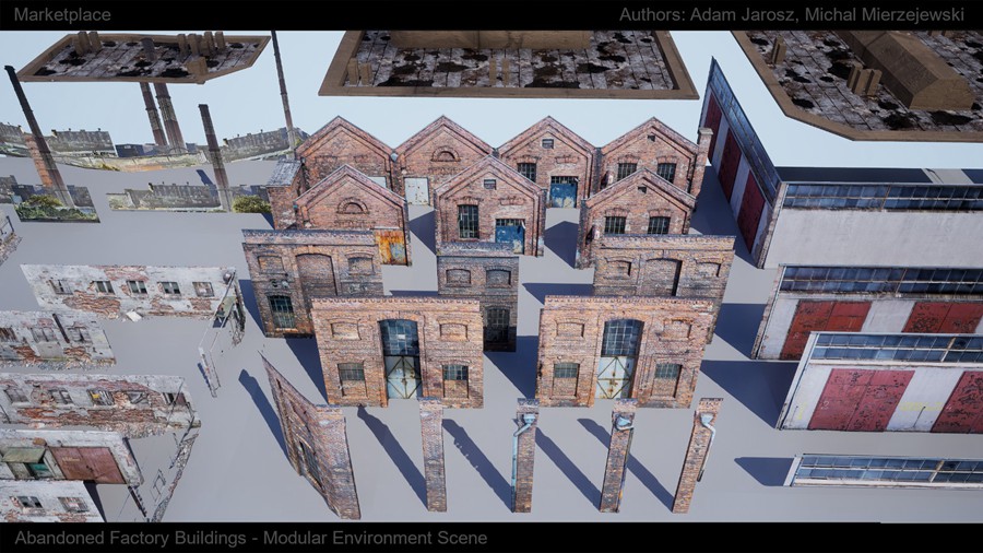 废弃旧厂房建筑3d模型ue设计素材 Abandoned Factory Buildings 样机素材 第14张-素材湾丨精选海外优质设计素材资源 废弃旧厂房建筑3d模型ue设计素材 Abandoned Factory Buildings 样机素材 sucaiwan.com