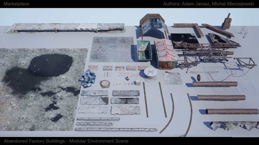 废弃旧厂房建筑3d模型ue设计素材 Abandoned Factory Buildings 样机素材 第15张-素材湾丨精选海外优质设计素材资源 废弃旧厂房建筑3d模型ue设计素材 Abandoned Factory Buildings 样机素材 sucaiwan.com