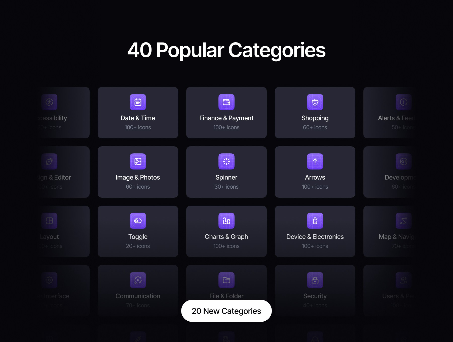 3000+款高质量圆角app ui&网站界面设计矢量线条图标icons设计素材 3000+ Gestalt Icon Styles | Uxercon Icon Library v2.0 图标素材 第5张-素材湾丨精选海外优质设计素材资源 3000+款高质量圆角app ui&网站界面设计矢量线条图标icons设计素材 3000+ Gestalt Icon Styles | Uxercon Icon Library v2.0 图标素材 sucaiwan.com