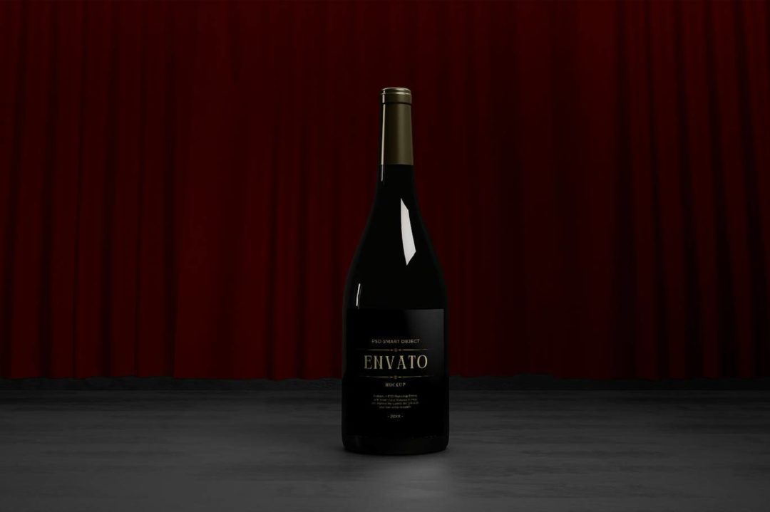 逼真红酒葡萄酒玻璃酒瓶设计展示效果图ps贴图样机模板素材 Wine Mockup | Elegant 样机素材 第3张-素材湾丨精选海外优质设计素材资源 逼真红酒葡萄酒玻璃酒瓶设计展示效果图ps贴图样机模板素材 Wine Mockup | Elegant 样机素材 sucaiwan.com