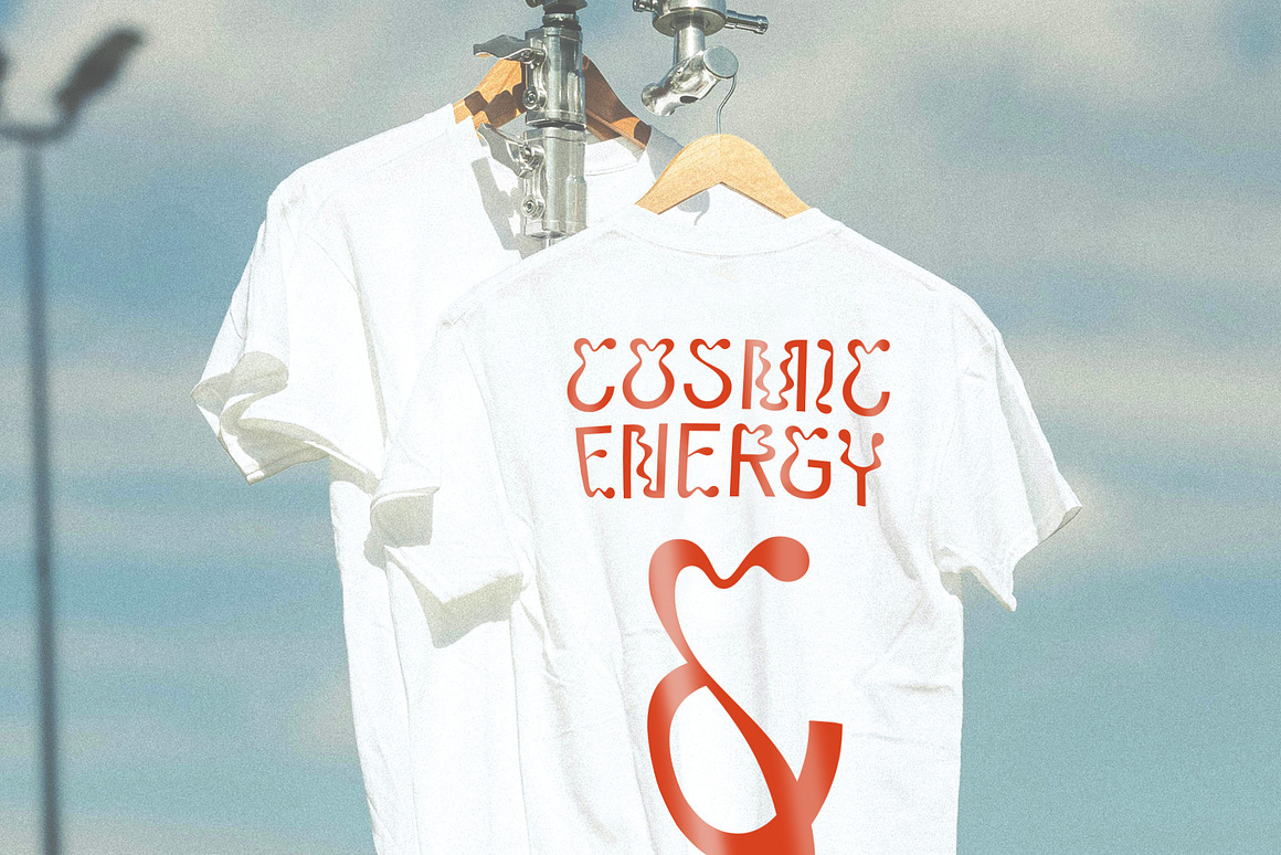 时尚迷幻杂志海报徽标设计装饰英文字体安装包 CS Aquiver – Psychedelic Font 设计素材 sucaiwan.com